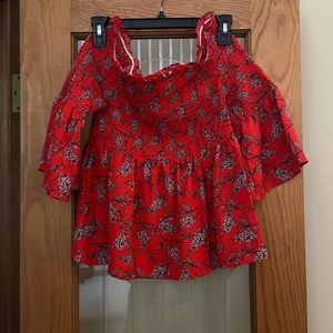 Flattering peplum style blouse